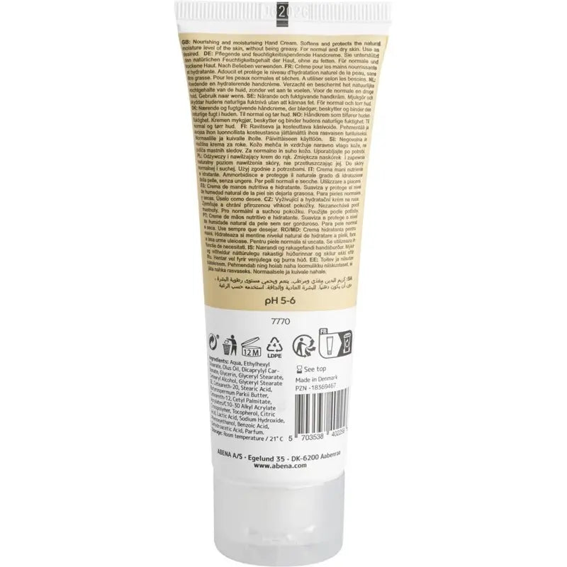 Abena Hand Cream with 21% Lipids and Fragrance, 75 ml