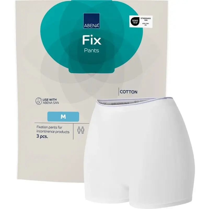 Abena Fix Cotton Fixation Briefs, Size M, 10 pieces
