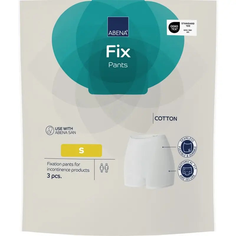 Abena Fix Cotton Fixation Briefs, Size S, 10 pieces
