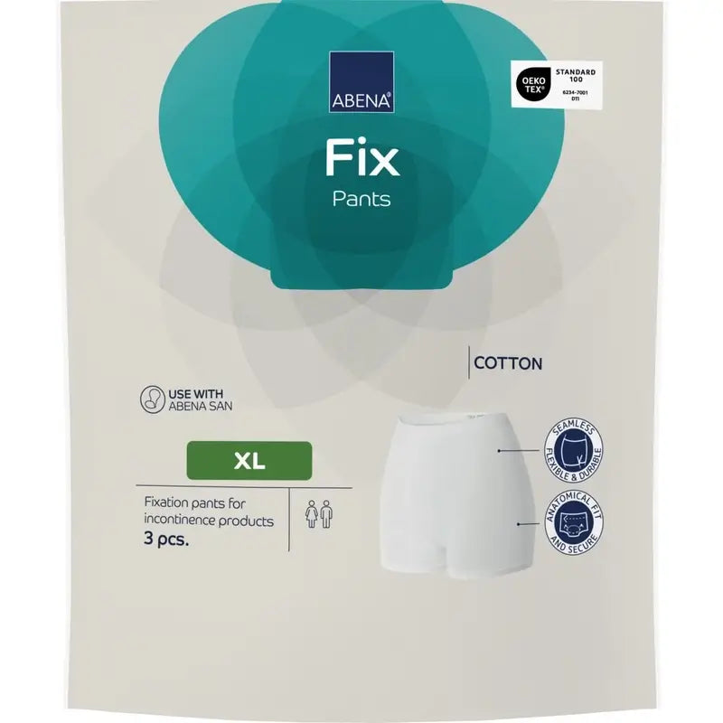 Abena Fix Cotton Fixation Briefs, Size XL, 10 pieces