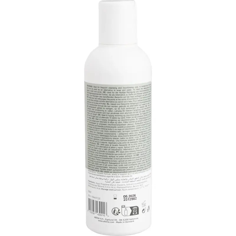 Abena Shower Gel and Leave-in Shampoo, 200 ml