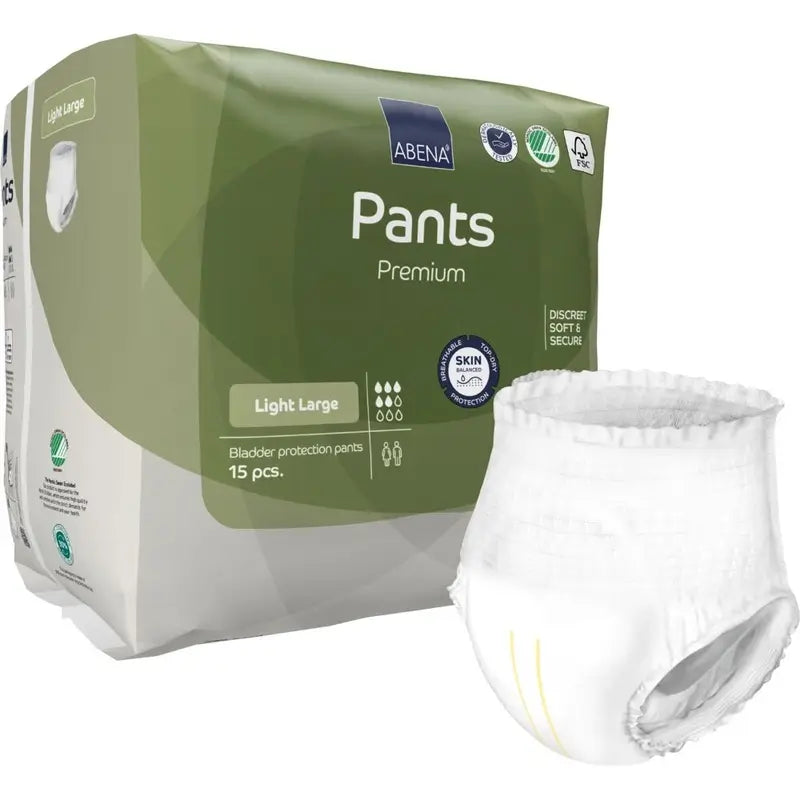 Abena Pants Premium Light Size L, 15 units