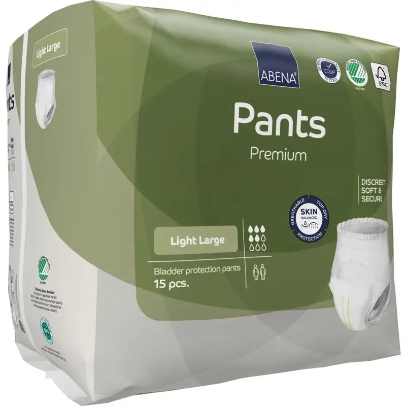 Abena Pants Premium Light Size L, 15 units