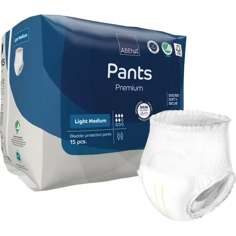 Abena Pants Premium Light, Size M, 15 pieces