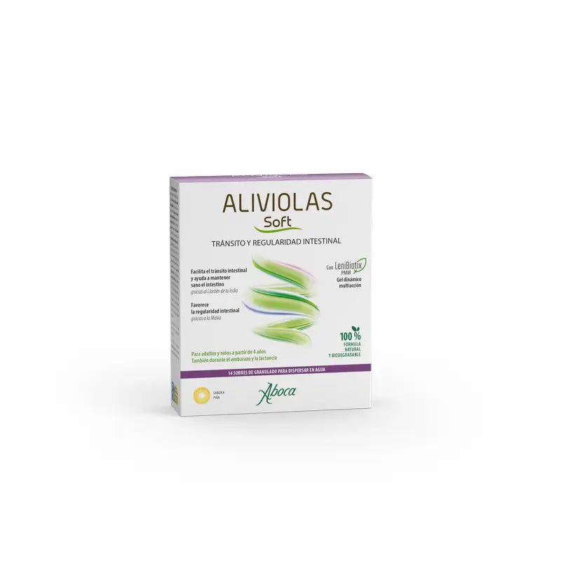 Aboca Aboca Aliviolas Soft – For Bowel Movement and Regularity, 14 sachets