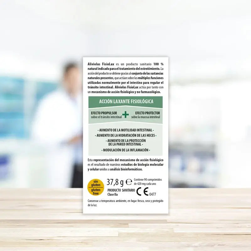 Aboca Aliviolas Fisiolax Constipation, 90 tablets