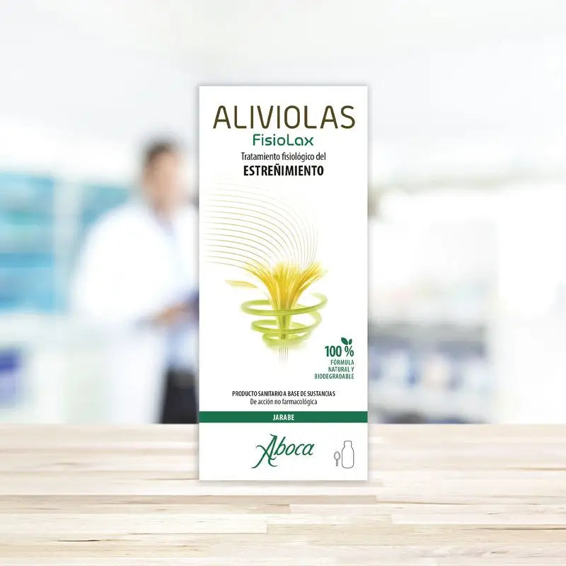 Aboca Aliviolas Fisiolax Syrup Constipation, 180 g