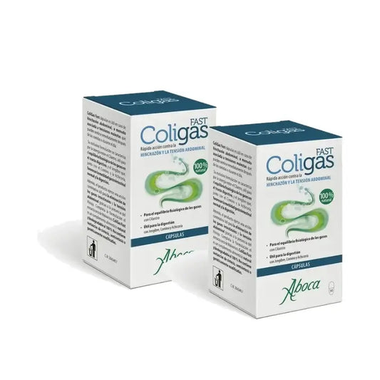 Aboca Coligas Fast, 30 capsules, pack of 2