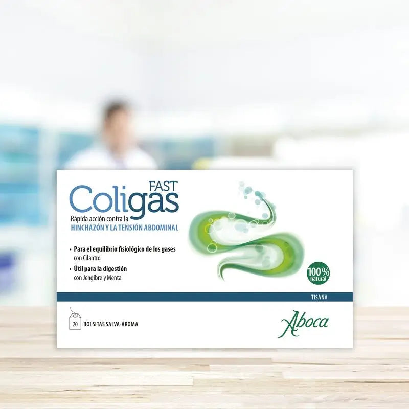 Aboca Coligas Fast Tisanes, 20 sachets