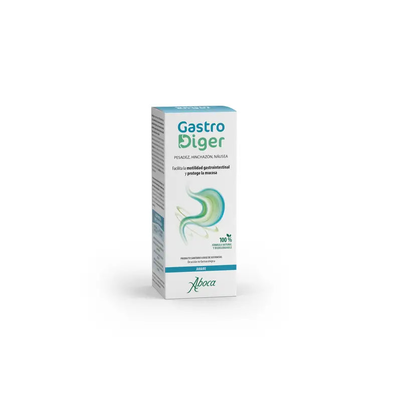 Aboca Gastrodiger Syrup for Sluggish Digestion, 180 g bottle