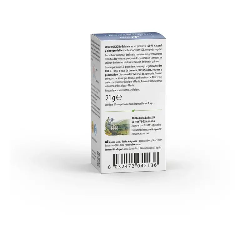 Aboca Golamir Class Lla Medicinal Product, 14 tablets