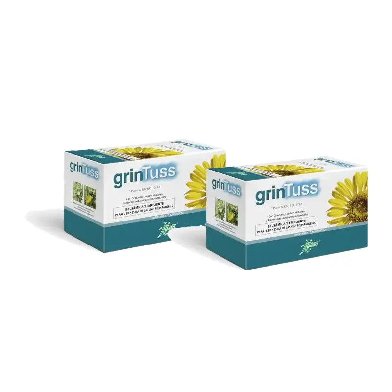 Aboca Grintuss Herbal Tea, 20 tea bags, pack of 2