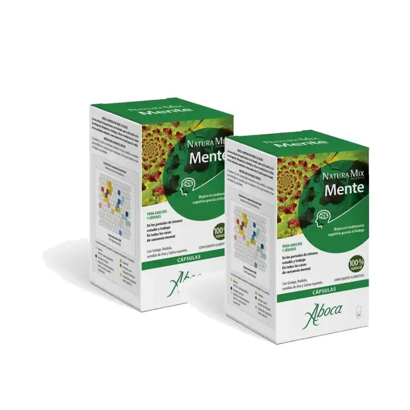 Aboca Natura Mix Advanced Mind, 50 capsules, pack of 2