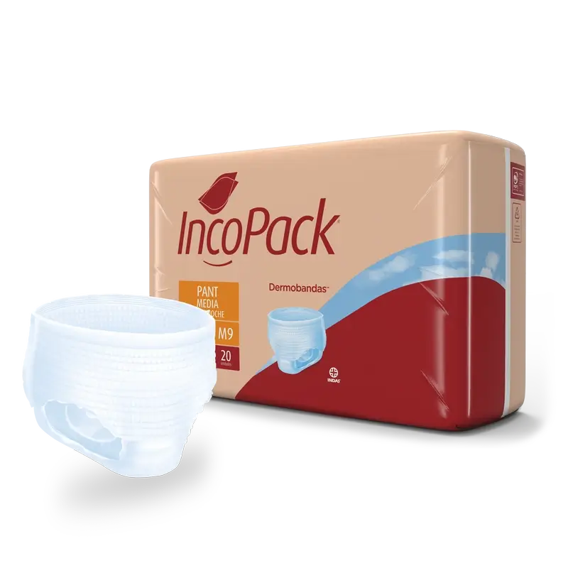 Incopack Pant Pant Absorbent Supernight Medium Size , 80 units