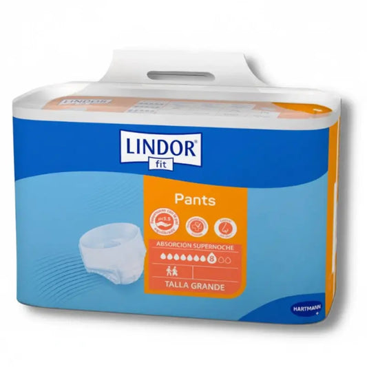 Lindor Fit Pans Urinary Incontinence Absorption Uper Night Large Size 80 units