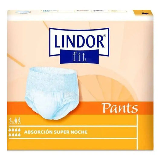 Lindor Fit Pants Urinary Incontinence Absorption Super Night Panty Size Medium 80 units