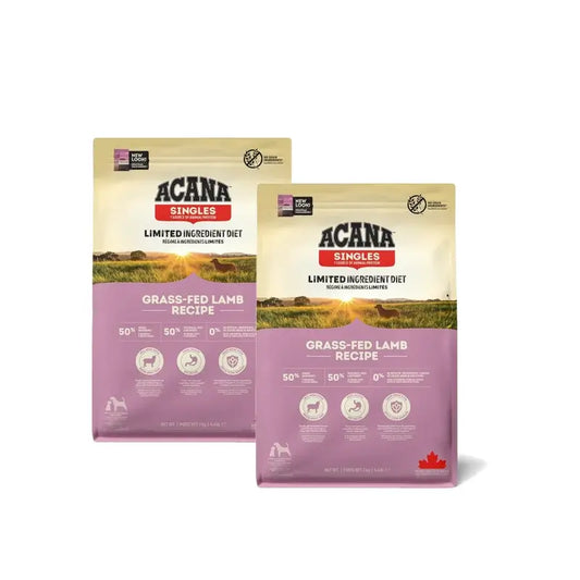 Acana Adult Singles Grass-Fed 2 kg dog food, pack of 2
