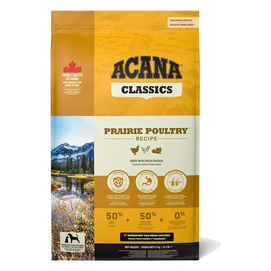 Acana Canine Adult Classics Prairie Poultry 9,7Kg dog food