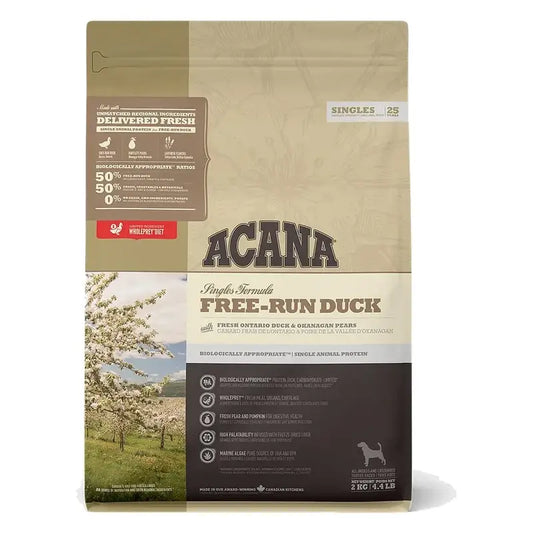 Acana Canine Adult Free Run Duck 2kg dog food