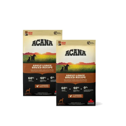 Acana Canine Adult Heritage Large Breeds Pack of 2 x 11.4 kg dog food
