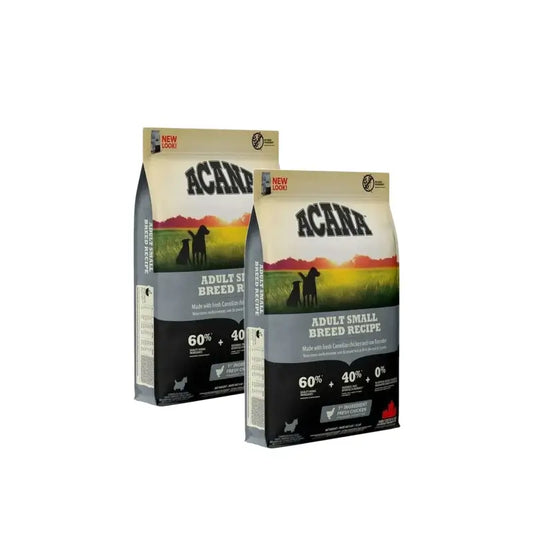 Acana Canine Adult Heritage Small Breeds 2 x 2 kg pack – dog food