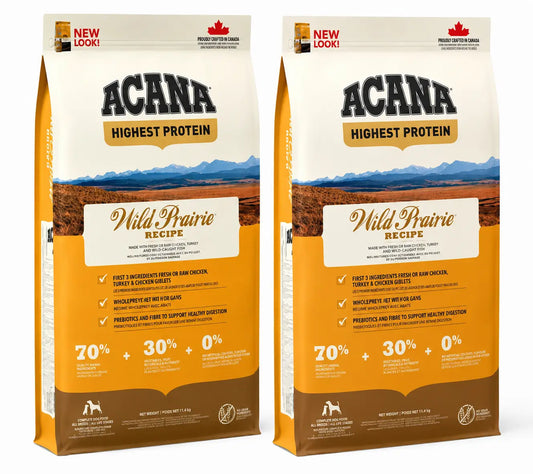 Acana Canine Adult Regionals Wild Prairie 11,4 Kg Dog Food , pack 2