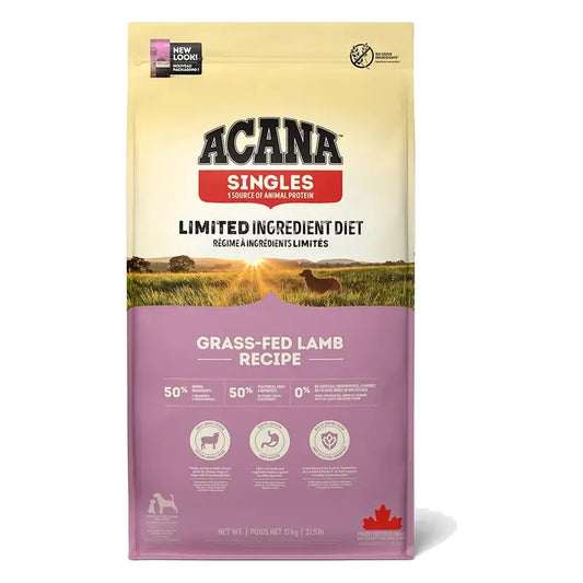 Acana Canine Adult Singles Grass Fed 17Kg dog food