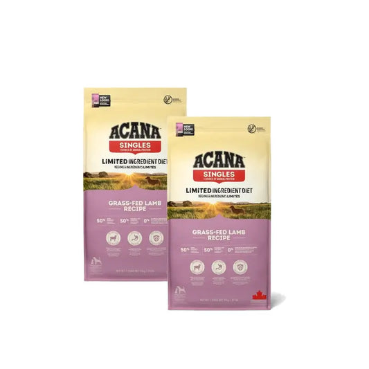 Acana Canine Adult Singles Grass Fed 17 Kg Dog Food , pack 2