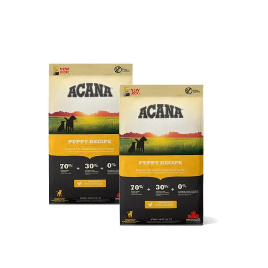 Acana Canine Puppy Heritage Large Breed 17Kg dog food 2-pack