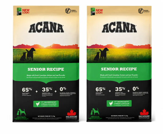 Acana Canine Senior 11,4 Kg Dog Food , pack 2