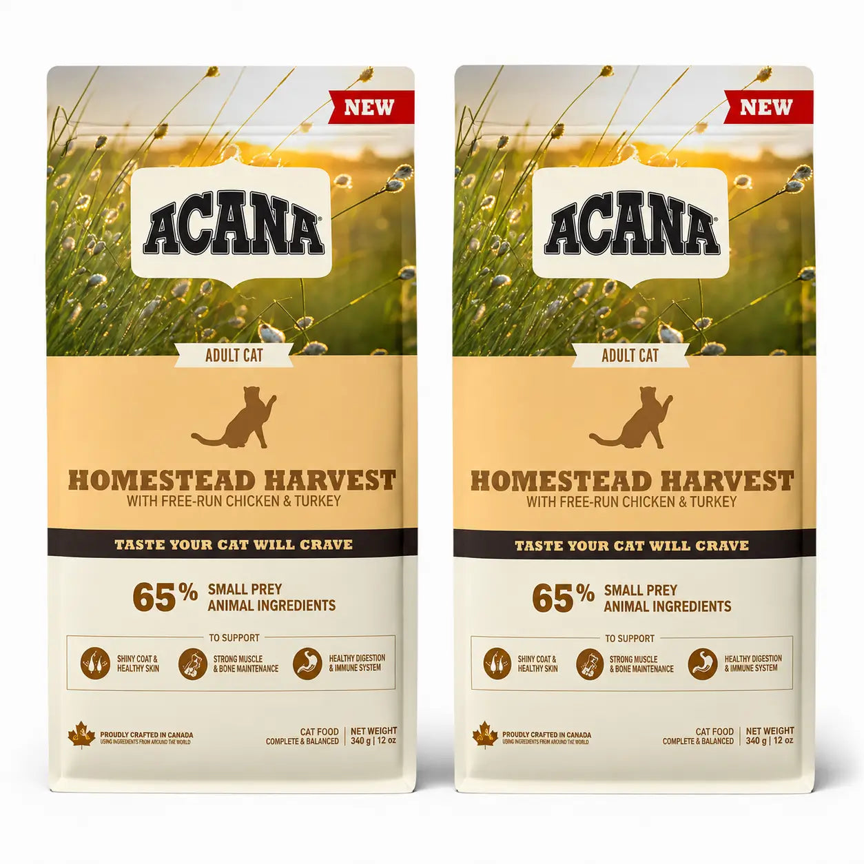 Acana Feline Adult Homestead 4,5kg Cat Food , pack 2