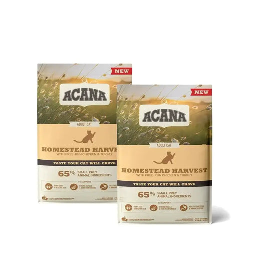 Acana Feline Adult Homestead 4,5kg Cat Food , pack 2