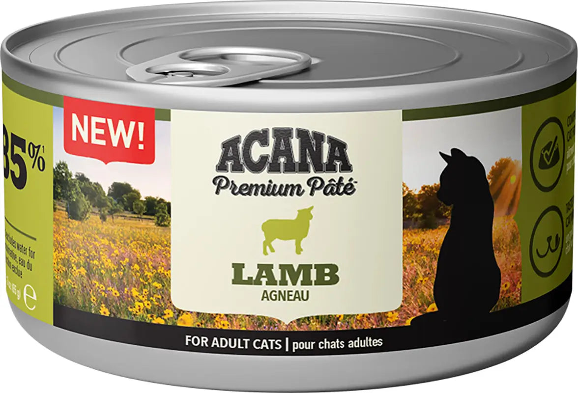 Acana Feline Premium Pate Lamb 24X85Grs wet cat food