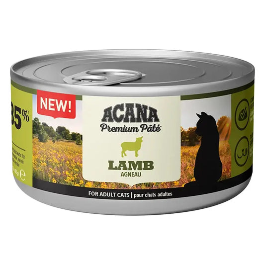 Acana Feline Premium Pate Lamb 24X85Grs wet cat food