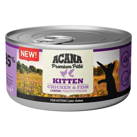 Acana Feline Premium Pate Kitten 24X85Grs wet cat food