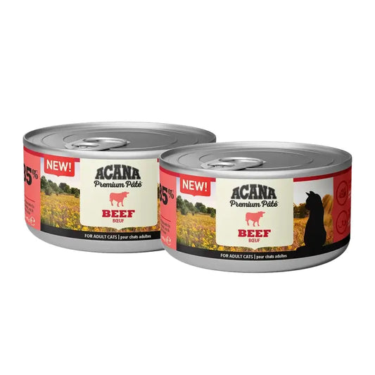 Acana Feline Premium Beef Pâté, Pack of 2 x 24 x 85g wet cat food