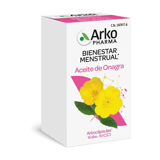 Arkopharma Arkocápsulas Evening Primrose Oil Bio, 50 capsules