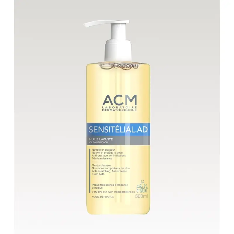 Acm Laboratoires Sensitelial.Ad Washing Oil 500 Ml