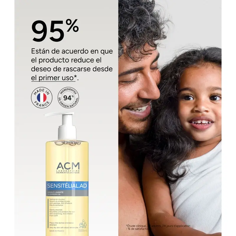 Acm Laboratoires Sensitelial.Ad Washing Oil 500 Ml