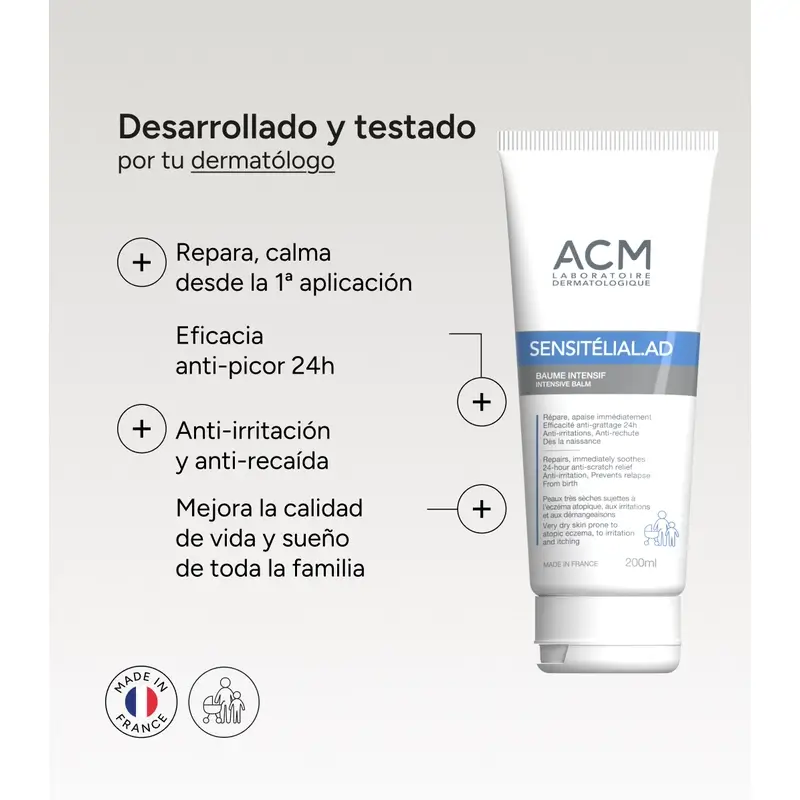Acm Laboratoires Sensitelial.Ad Intensive Balm 200 Ml
