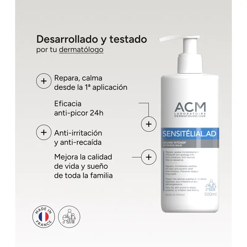 Acm Laboratoires Sensitelial.Ad Intensive Balm 500 Ml