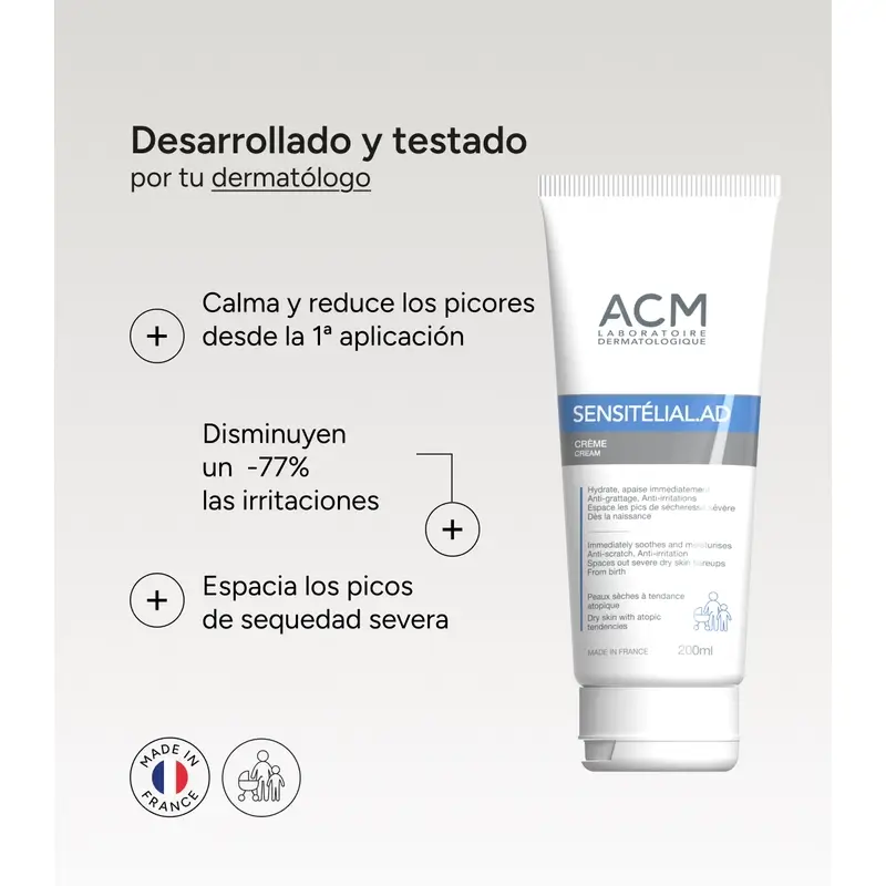 Acm Laboratoires Sensitelial.Ad Cream 200 Ml