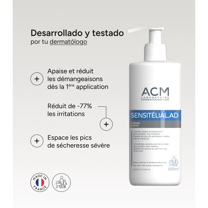 Acm Laboratoires Sensitelial.Ad Cream 500 Ml