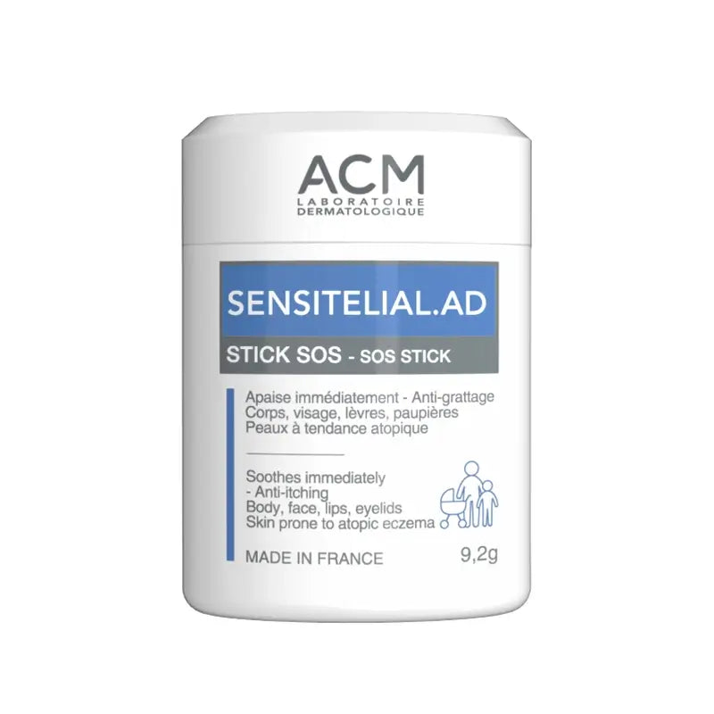 Acm Laboratoires Sensitelial.Ad Sos Soothing Stick, 9,2 grams
