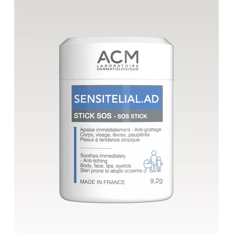 Acm Laboratoires Sensitelial.Ad Sos Soothing Stick, 9,2 grams