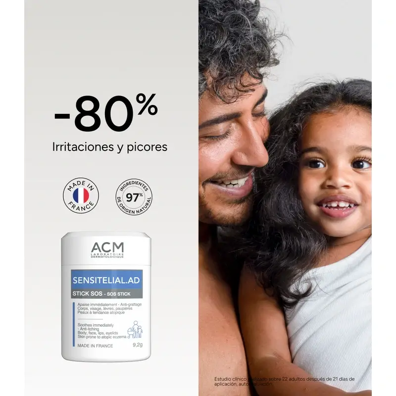 Acm Laboratoires Sensitelial.Ad Sos Soothing Stick, 9,2 grams
