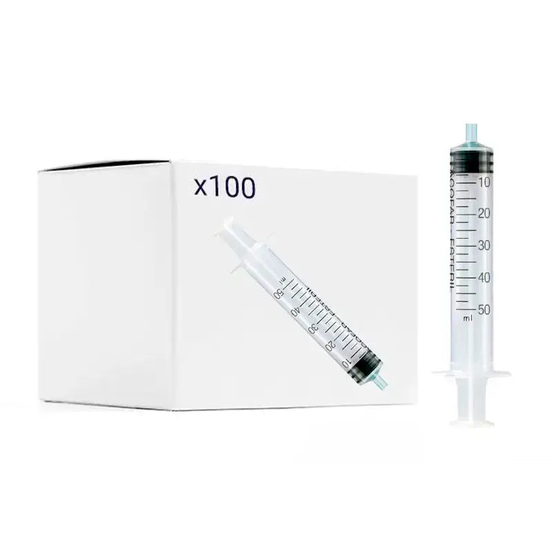 Acofar Packs Sterile Needle Free Syringes 3 pieces 50 ml, 3 x 100 pcs.