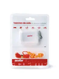 Acofar Moulded Silicone Ear Plugs 2 pcs
