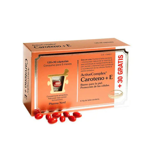 Activecomplex Carotene Vit E 120 +30 capsules