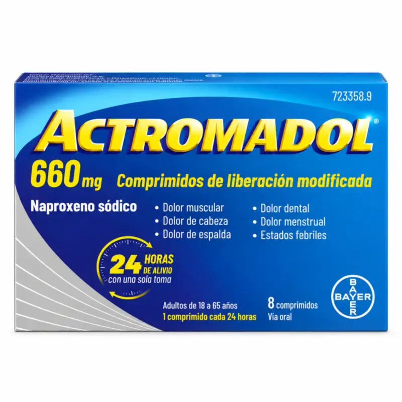 Actromadol 660 mg, 8 Tablets